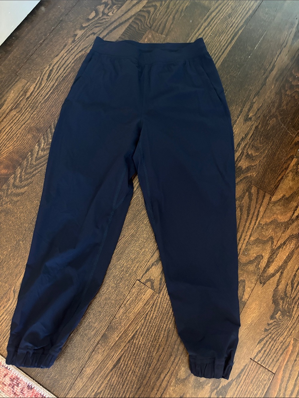 Navy Elastic Cuff Jogger Pants Lululemon 4